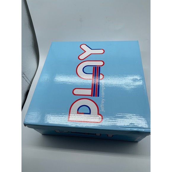 NWT Jeffrey Campbell Platform Lug Rainboots Chelsea Boot Size 7 Cream - Picture 3 of 14